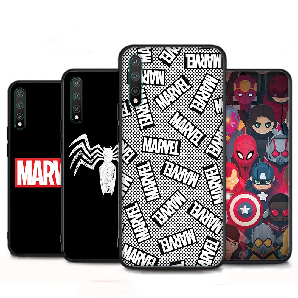 Marvel Cover for Samsung A03 A03S A13 A33 A53 A73 A01 A11 A21S A31 A51 A71 Black Phone Case