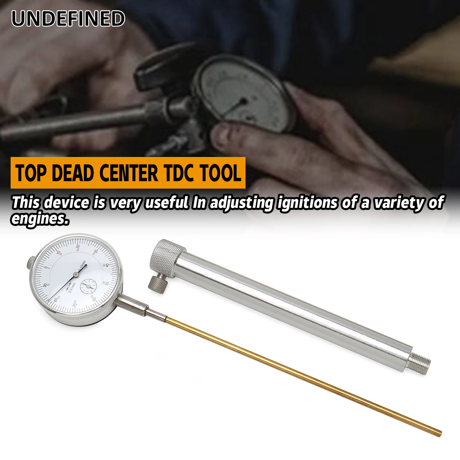

TDC Dial Test Indicator Ignition Gauge Adjusting Engine Timing Tool For Triumph Norton Harley Indian Simson BMW Honda Yamaha etc