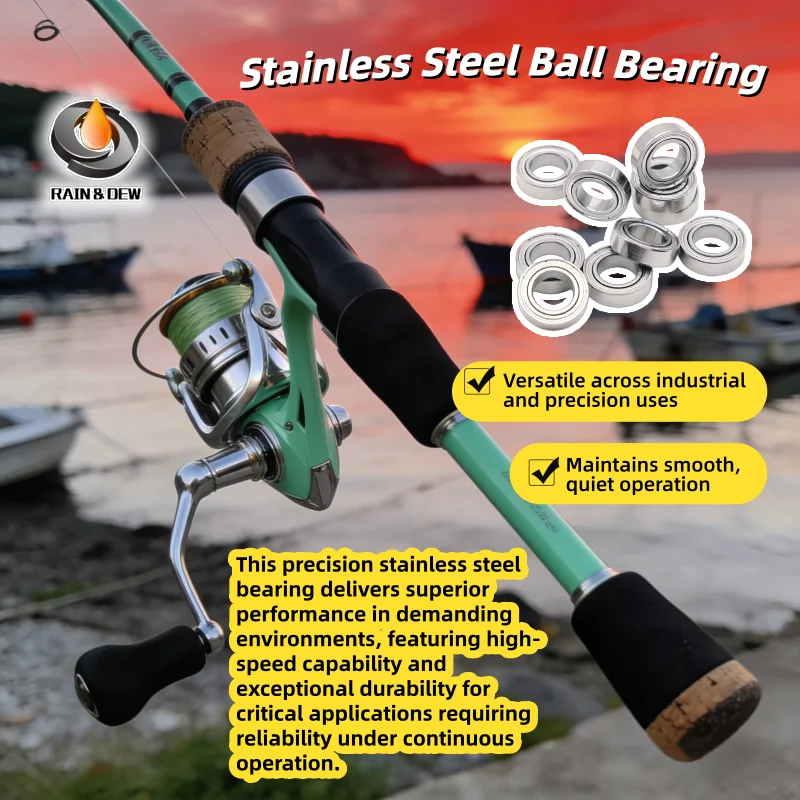 10Pcs SMR74ZZ ABEC 9 Bearing  Stainless Steel Ball Bearing 4x7x2.5 3x6x2.5 3x8x4 4x9x4 6x10x3 9x17x5 8x14x4 high speed bearing