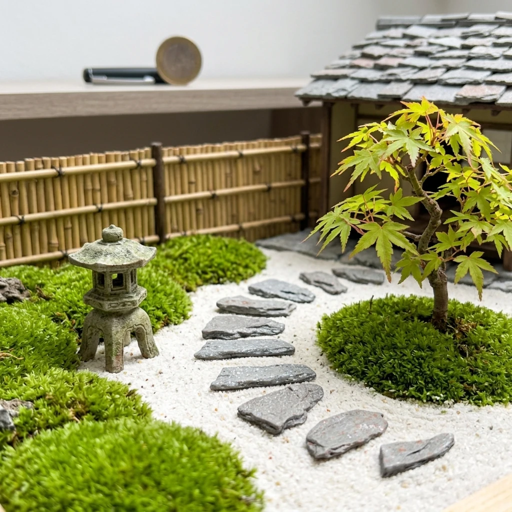 10 Stück unregelmäßige Steppsteine für Gartenwege, Miniatur-Landschaftsgestaltung, dekorative Steine für den Außenbereich – Detail 2