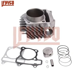 Motorcycle 62.5mm Engine Cylinder Kit Set Motor for 4 Stroke GY6 B GY7 170CC 180CC 200CC 1P63QML ATV180 Quad 4 Wheeler Motoblock