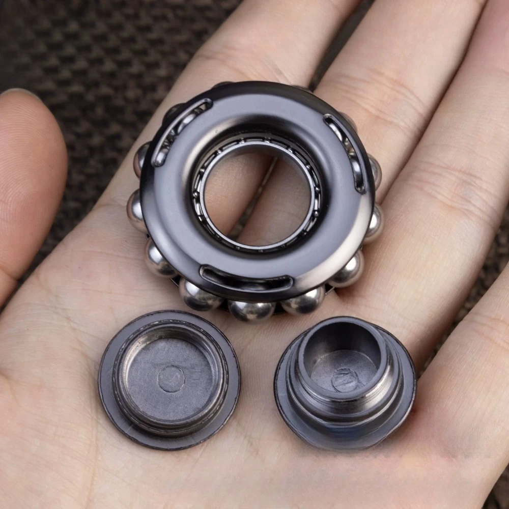 EDC Finger Ring Spinner Haptic Toy Smooth Rotation Stress Relief Anti‑Anxiety Gadget Adult Collectible Finger DecompressionToy