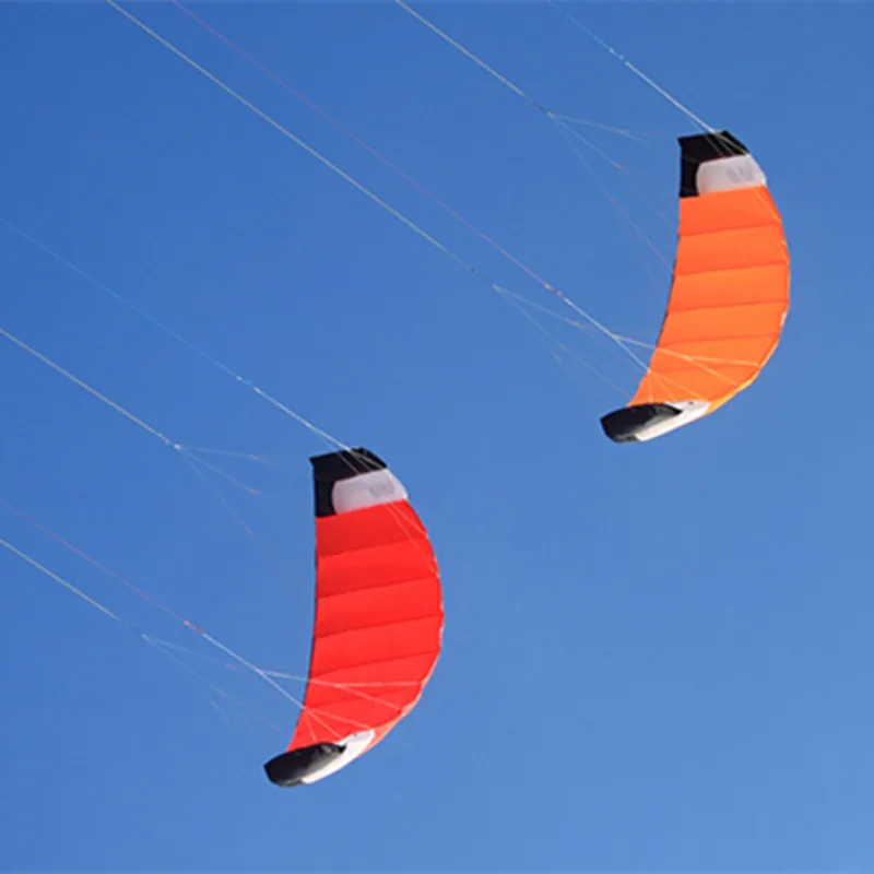 Gratis verzending quad line power vliegers voor volwassenen cerf volant gonflable jeux plein air Bird repeller 	 vliegende stokvlieger grote vliegerplezier