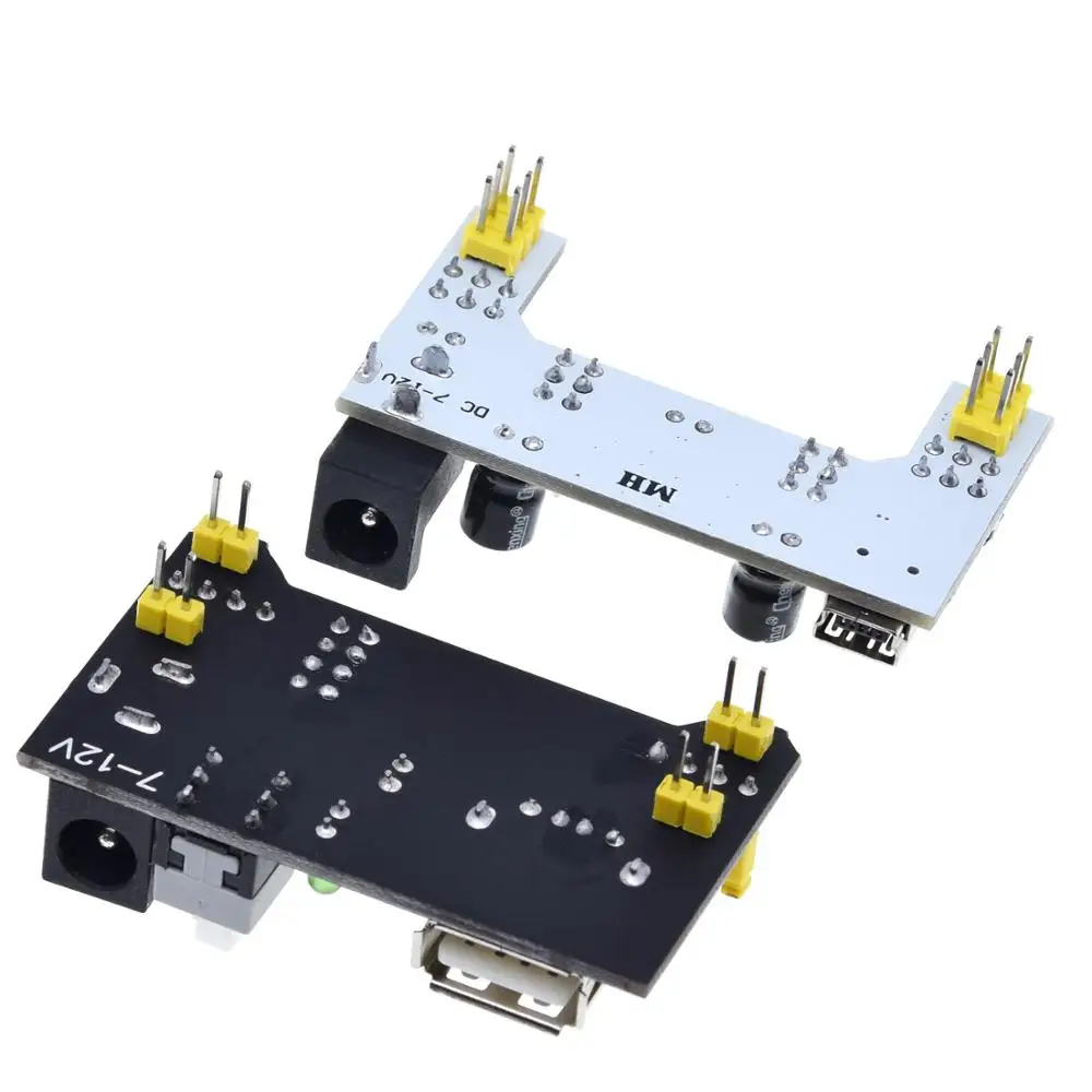 MB102 Breadboard Power Supply Module /MB102 white Breadboard Dedicated Power Module 2-way 3.3V 5V MB-102 Solderless Bread Board