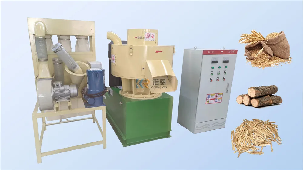 

55KW 1.2T Capacity Biomass Fuel Energy Pellet Making Machine Rice Husk Wood Pellet Machine