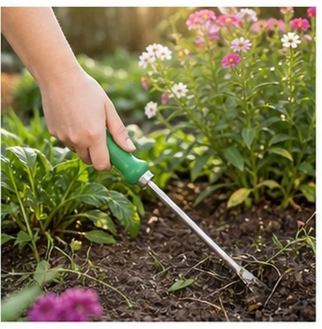 Dandelion Grass Puller Tool Plastic and Iron Construction Ergonomic Handle for Easy Weeding Soil Loosening Garden Grass Removal