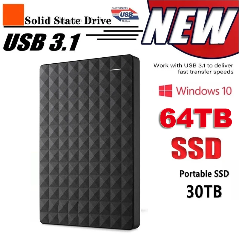 

Оригинальный высокоскоростной SSD USB 3,0 HDD 2 ТБ портативный внешний жесткий диск, твердотельные диски, жесткие диски для настольного компьютера/ноутбука/Android