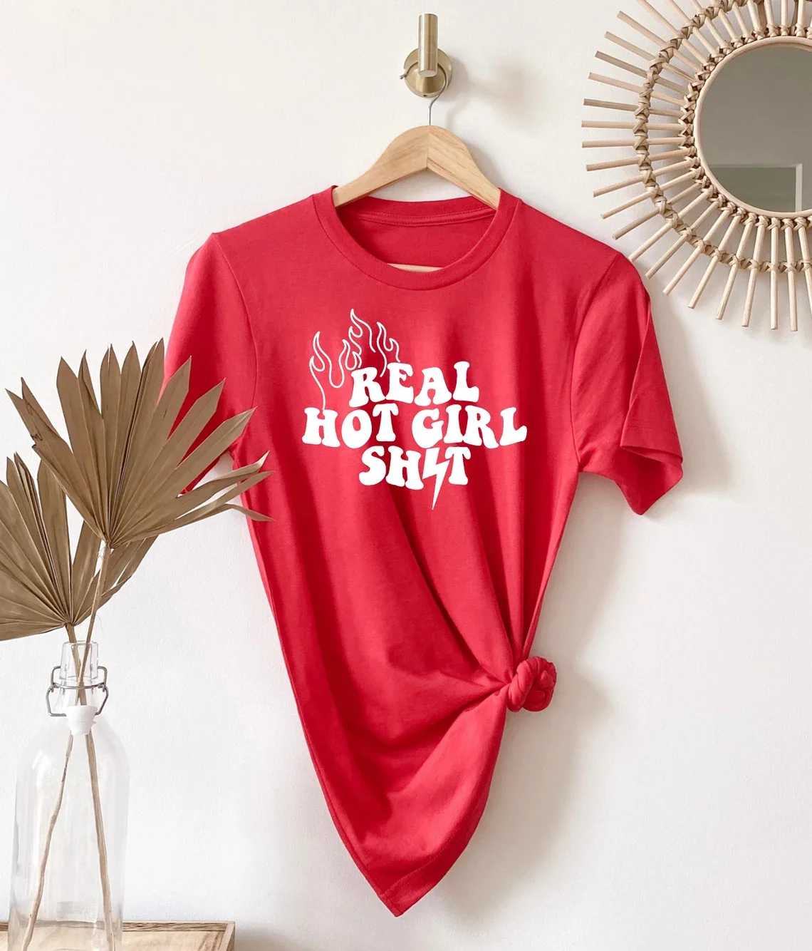 Skuggnas Real Hot Girl Shit Cotton T-shirt Tumb Shirt Estetyczna Sassy Girl t shirt Sarkastyczne koszulki damskie Moda