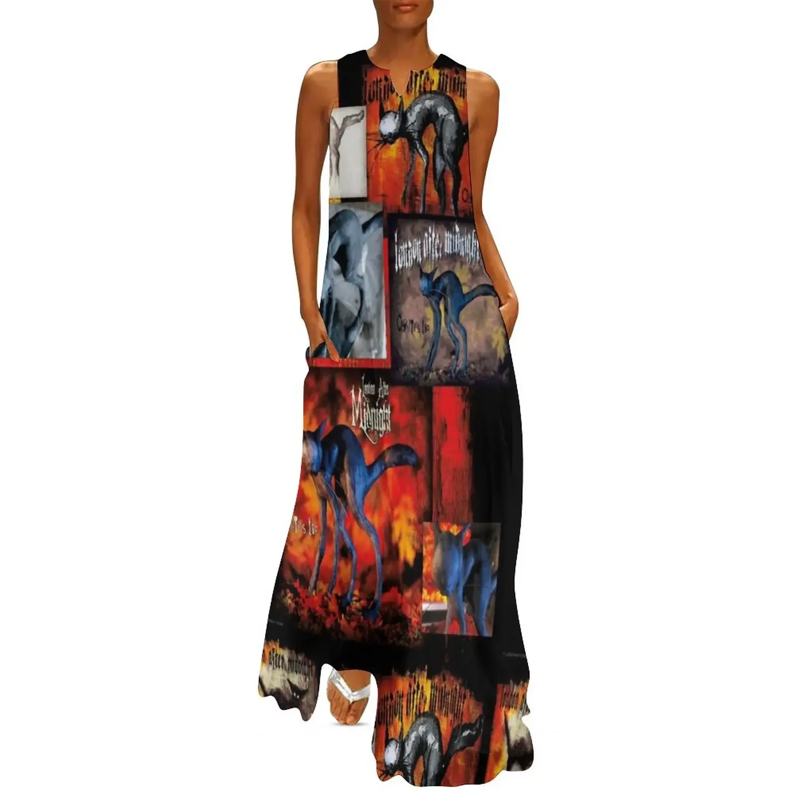 

O2 Artwork Long Dress women party dresses bandage dress birthday dress for women Woman fashion