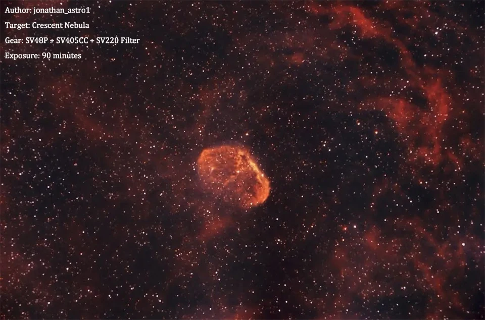 Svbony SV220 Teleskopfilter, H-Alpha und OIII, 7 nm Dualband 1,25"/2" Nebelfilter, Lichtverschmutzungsfilter für Astrofotografie – Detail 31