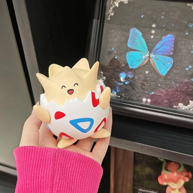 Pokemon Togepi Mini-Anime-Actionfigur, PVC-Figur, Auto-Dekoration, Modellspielzeug, niedliche Heim-Desktop-Ornament-Statue für erwachsene Sammler