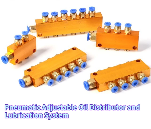 

Pneumatic Adjustable Oil Distributor and Lubrication System Distribution Valve Pneumatic Plug In Connector Hose Air Distributor