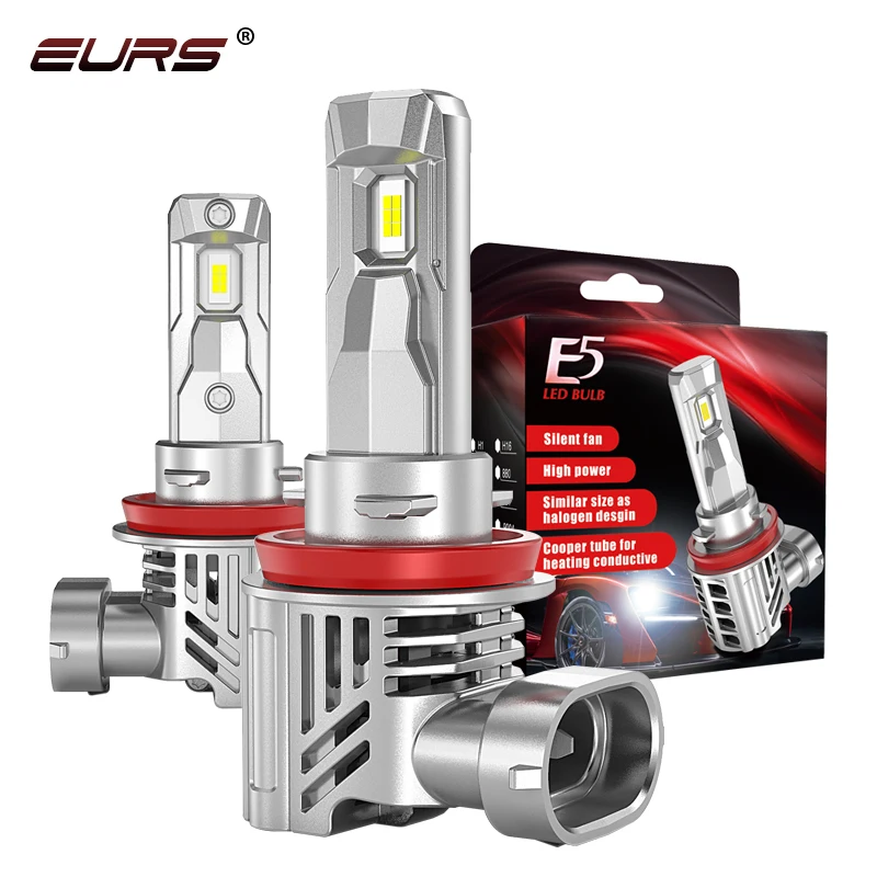 

2Pcs Car LED Headlight H4 H7 H8 H9 H11 HB3 HB4 9005 9006 LED Bulbs E5 Auto Headlamp Fog Light Driving Running Lamp 12V 24V 6500K