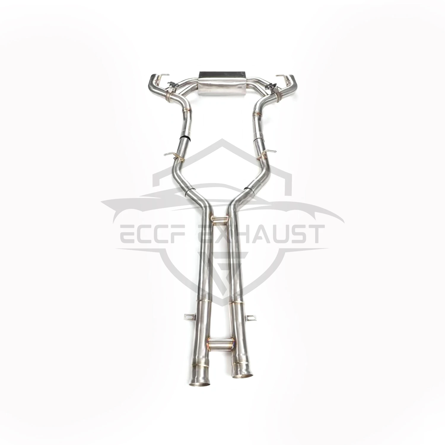 عادم Catback من الفولاذ المقاوم للصدأ Valvetronic لسيارة Mercedes AMG GT، تحكم صوتي قابل للتعديل بحرية، سهل التركيب