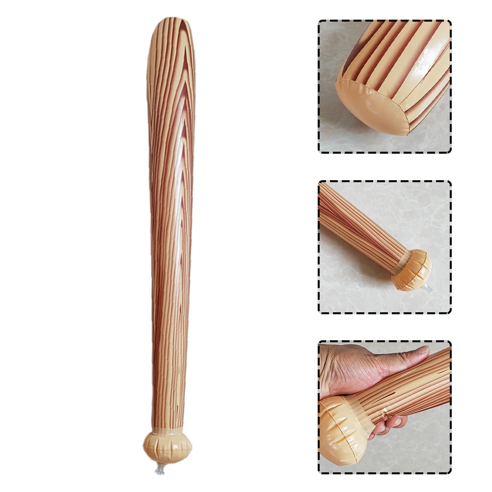 

6 Pcs Inflatable Baseball Bat PVC Kids Party Cheering Sticks Carnival Sports Toys Bright Color Gift for Children