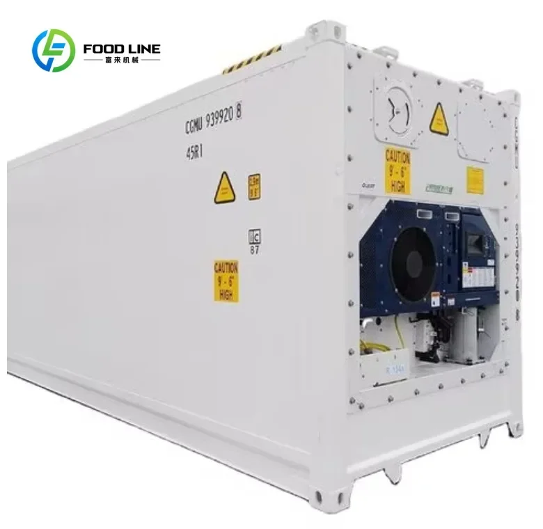Chinese factory 20 feet 40 feet standard sea container prefabricated refrigerated freezer Customized
