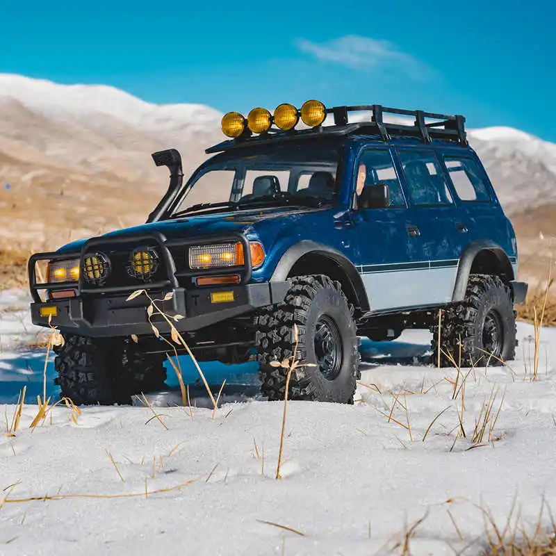 FMS 새로운 FCX10 PRO LC80 브러시리스 시뮬레이션 고속 및 저속 원격 제어 오프로드 클라이밍 카로 공식 인증