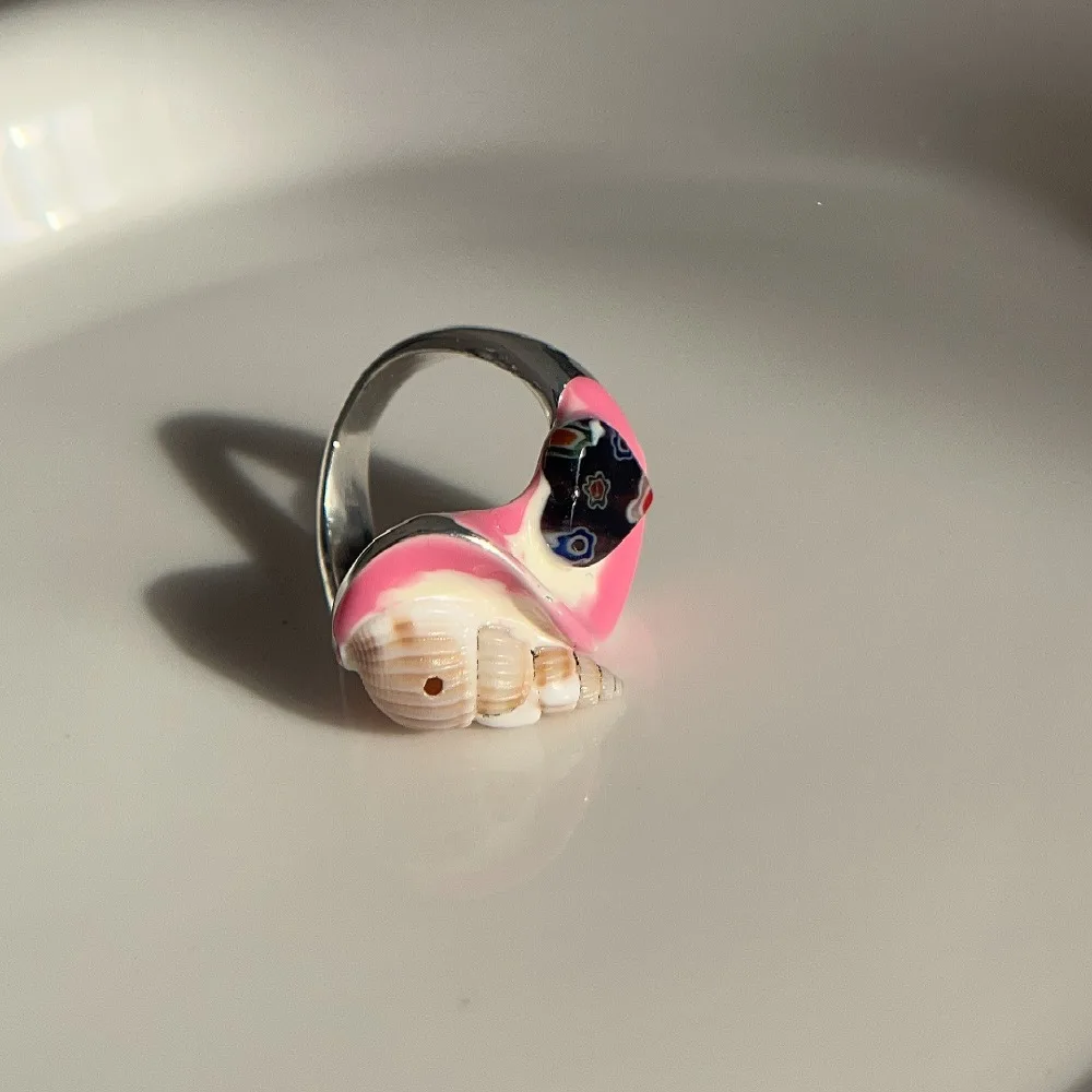 

Open Ring Enamel Love Heart Ring Dripping Oil Geometric Painting Ring Jewelry Accessories Korean Style Irregular Enamel Ring