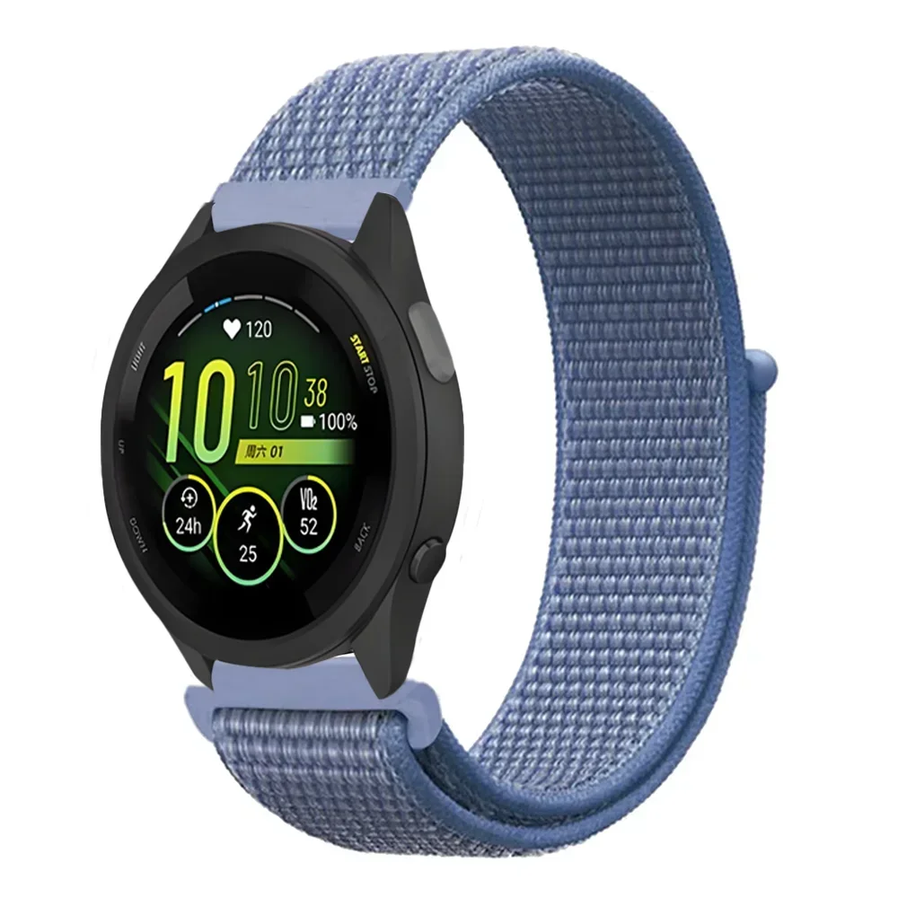 20/22mm cinturino in nylon intrecciato per Garmin Forerunner 165 55 965 265 255 955 braccialetto per Garmin Venu 3 2/Active/Vivoactive 5 4