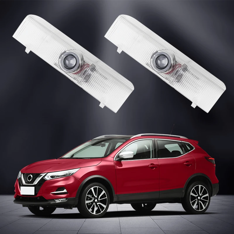 2pcs LED Car Door Welcome Logo Light LED Lamp for Nissan Teana Altima Coupe Sedan MAXIMA AMADAR TITAN QUEST Quest Armada