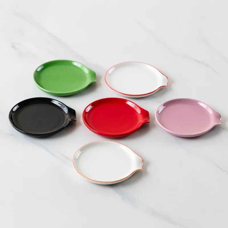 1pc Coffee Spoon Tray Stove Top Kitchen Utensils Countertop Spatula Spoon Holder Home Decoration Accessories