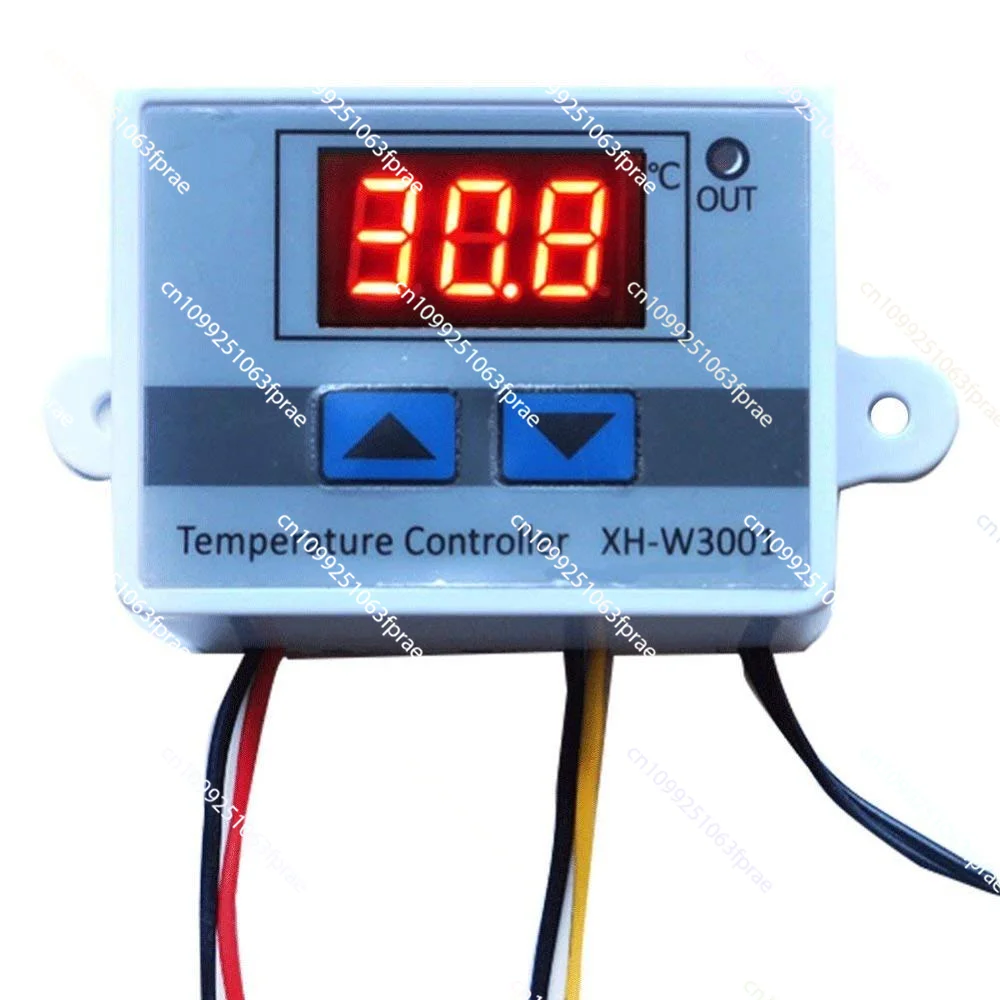 

2pcs XH-W3001 Digital Thermostat Cooling and Heating Switch 12V/24V/220V Plastic Temperature Controller for Cooling and Heating