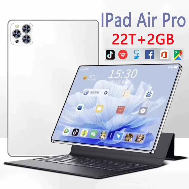 

Global Version Original IPad Air Pro Tablet PC 11inch HD 4K Snapdragon870 Android14 22GB+2TB 5G Dual SIM Bluetooth WiFi GPS Tab