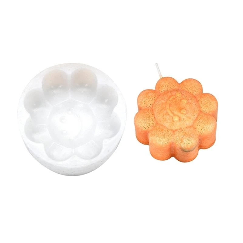  Face for Head Shaped Fondant Candy Soap Polymer Clay Crafting Mould Making Craft