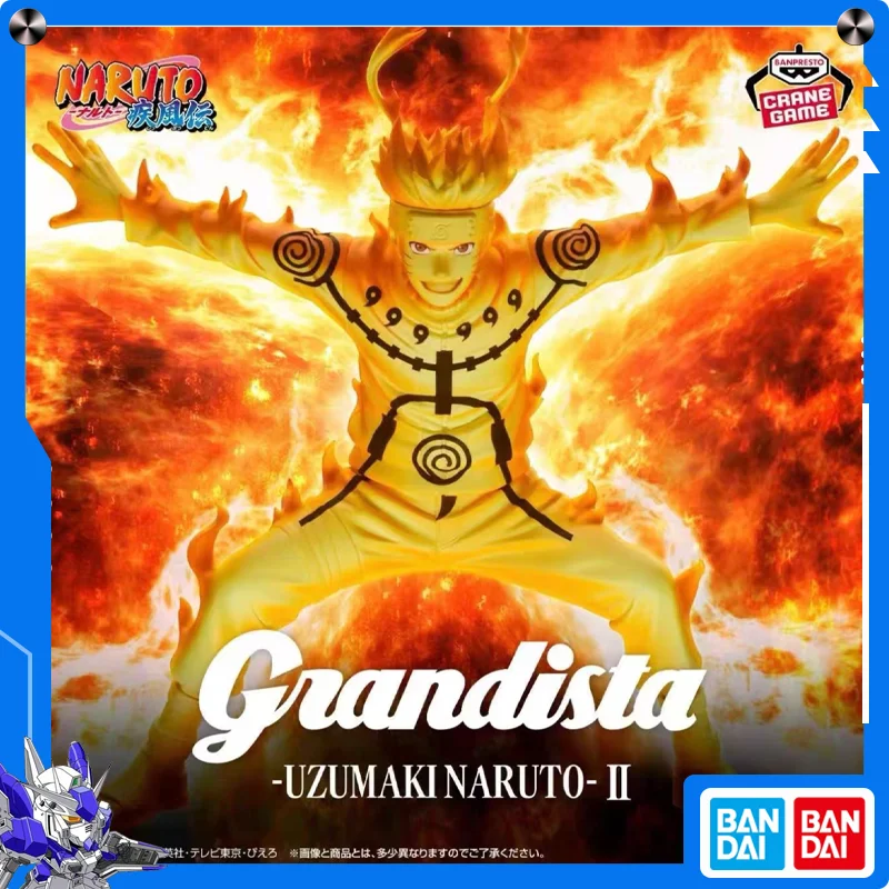 

Bandai Banpresto Naruto Grandista Kurama Chakra Gradient Paint Collectible Anime Prize Figure Fast Delivery