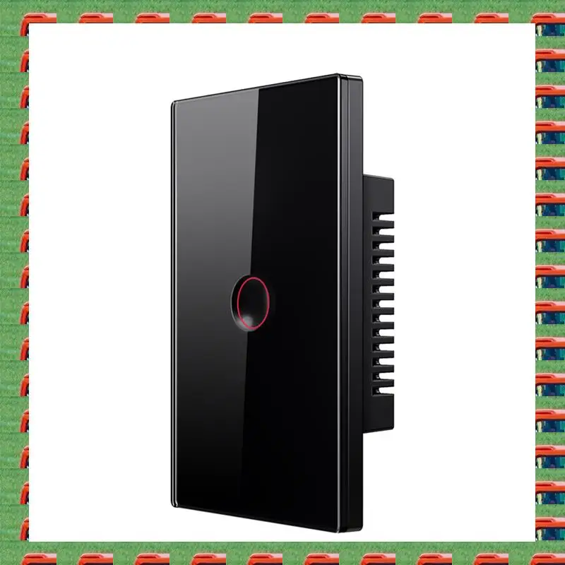 

Умный сенсорный переключатель ABMO Zigbee 110–240 В, вогнутый 2,5D, совместимый с Alexa и Google Home, 1 банда