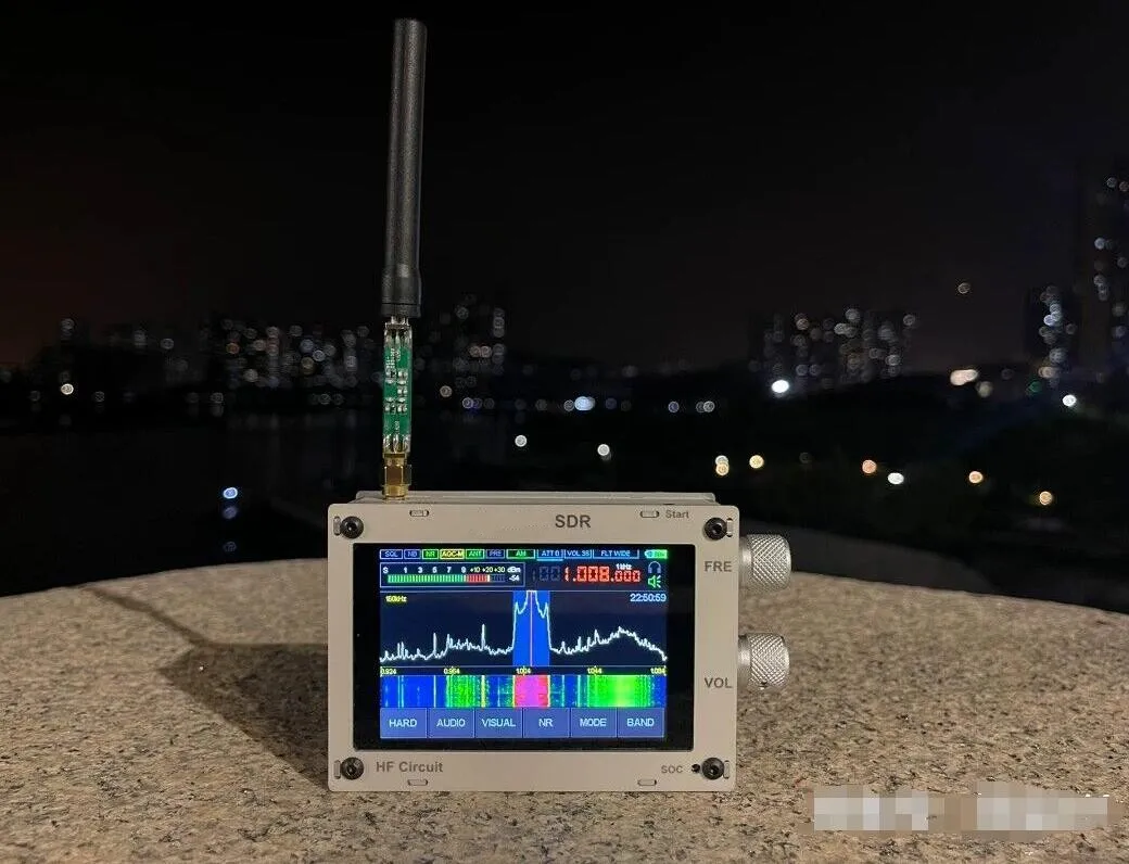 Imagem -04 - Receptor de Rádio Sdr Malaquita com Bateria e Caixa de Metal Malahiteam Ssb Nfm Wfm V1.10d 50khz 2ghz Dsp