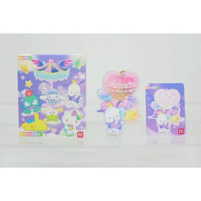 

Sanrio Wobble Acrylic Charm Blind Box Toys Kawaii Anime Figure Drink Keychain Backpack Decor Doll Pendant Toys