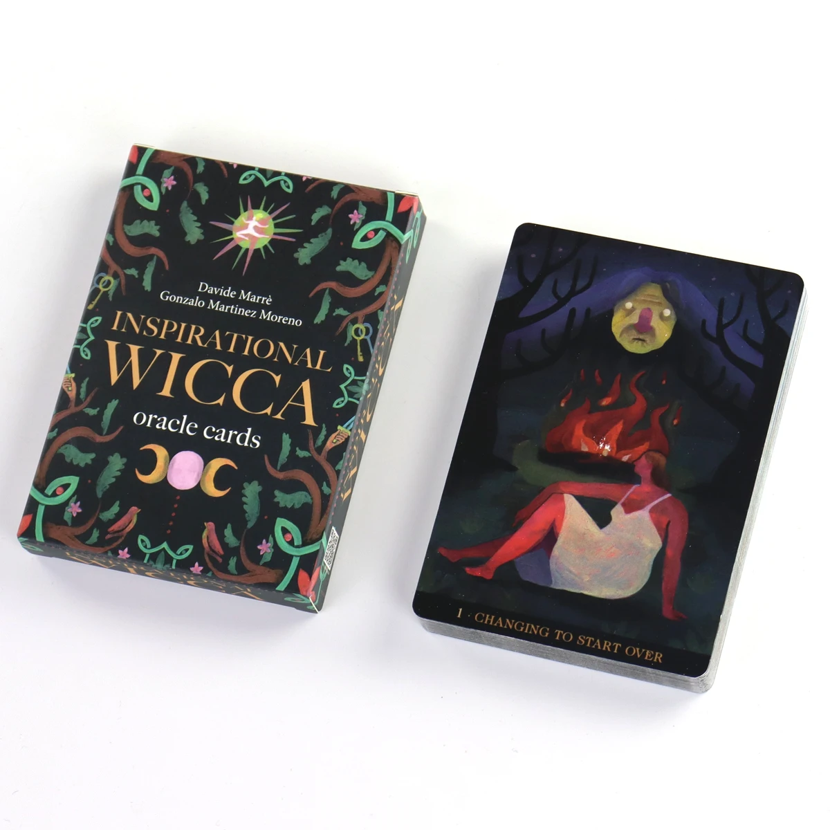 Inspirational Wicca Oracle Cards For Family Party High Quality Fortune Telling Divination Tarot Cards