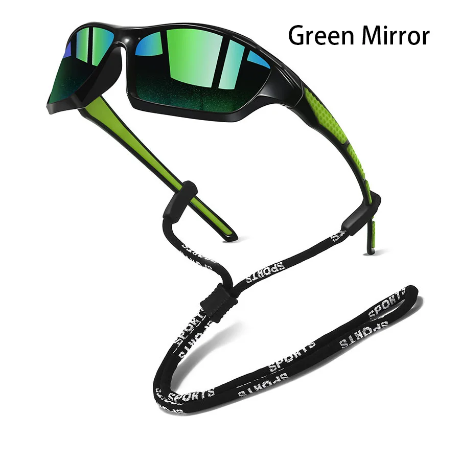 Modische Unisex-Sportsonnenbrille mit Ketten-Design und Farbverlauf für Autofahren, Angeln, Laufen und Bergsteigen – Detail 5