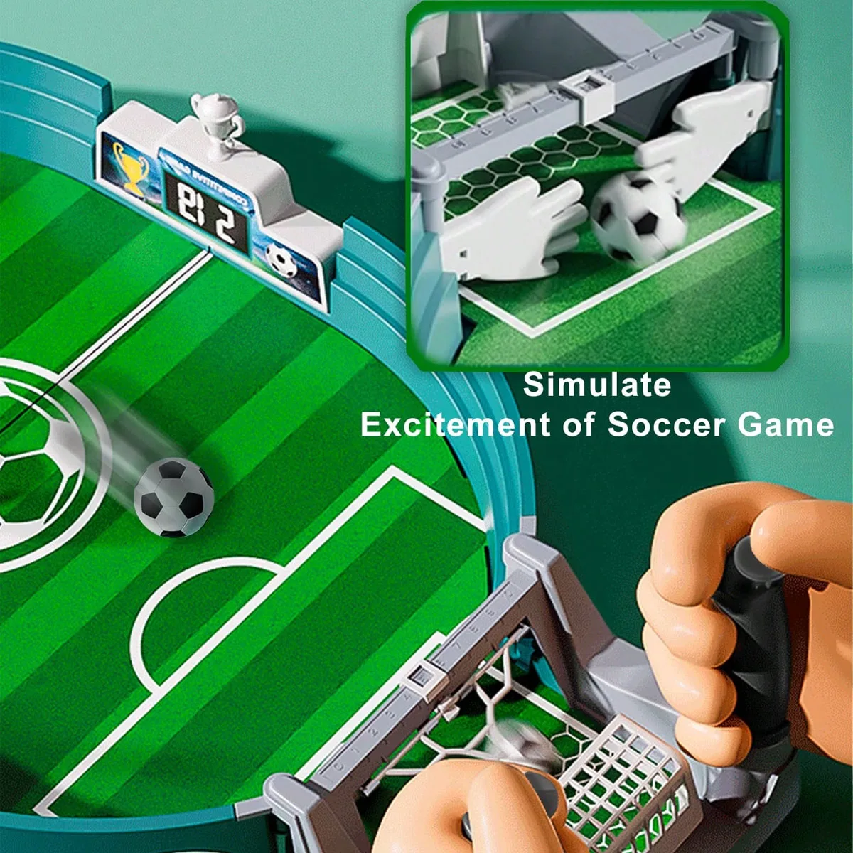 Table Football Game, Two-Person Football Game Table Game, Parent-Child Interactive Puzzle Game Table Football, Tabletop Soccer