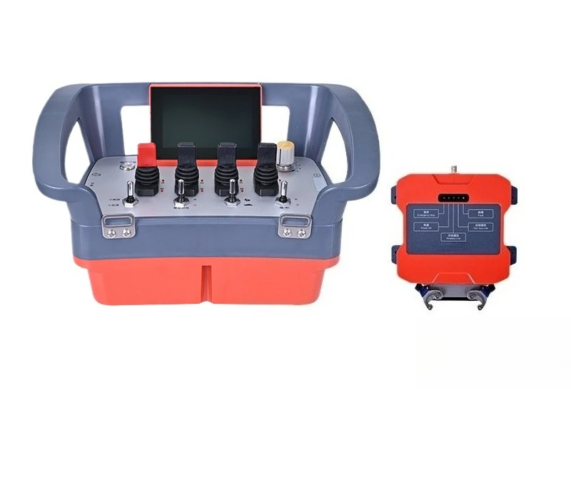 

Crank arm straight arm aerial car 4 handle wireless remote control/traction hydraulic lift car