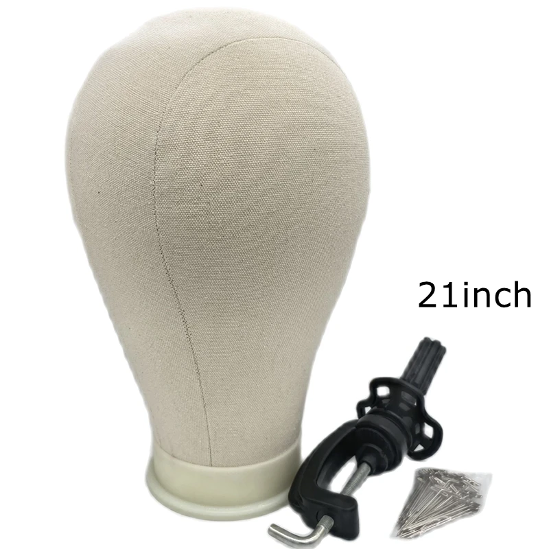 Canvas Blok Hoofd Kit Training Mannequin pruik Hoofd Display Styling Mannequin Oefenpop Hoofd Pruik Stand pruik hoofd Stand