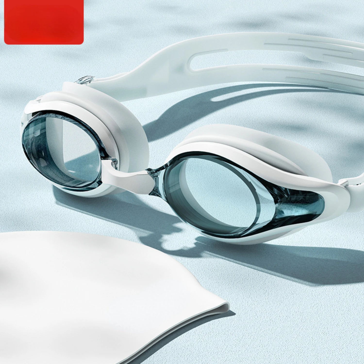 Performance Swim Goggles - Crystal Clear Vision & Secure Fit - Anti-Fog, UV Protection - Competitive & Recreational Swimming