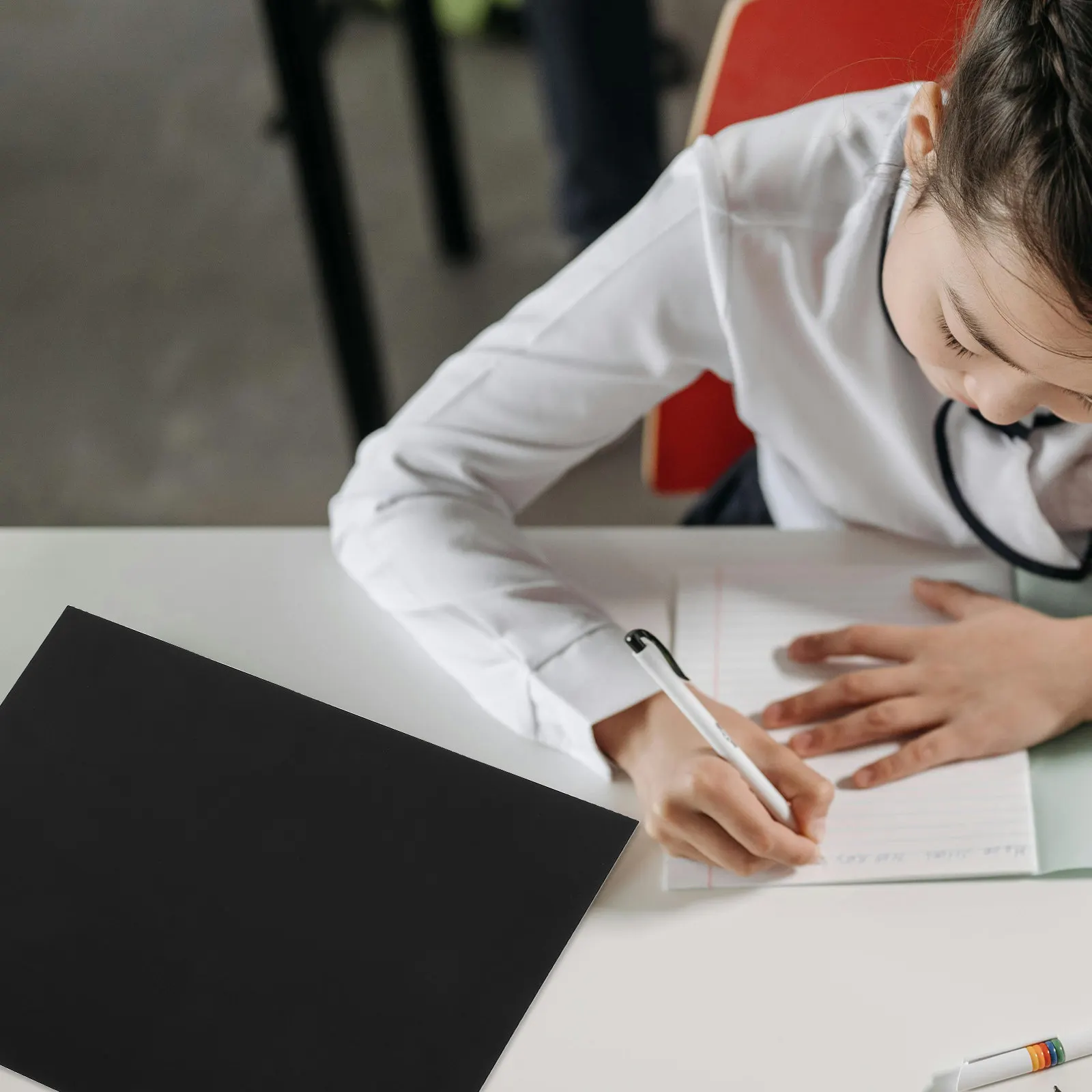 

50 Sheets Black Card A3 DIY Creative Paper for Crafts Painting Origami Durable Card Stock Art Supplies A3 Black Paper