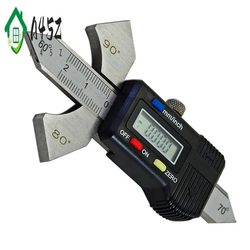 

A45Z-Welding Meter с цифровым считыванием, сварочная тестовая линейка, 4-угольный дисплей: 60 ° , 70 ° , 80 ° , 90 ° Чтение дюймов, метрические, дюймы