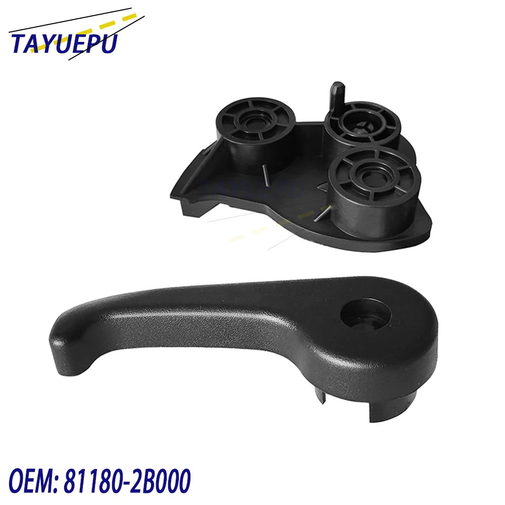 811802B000 81181-3F000 Hood Latch Release Handle and Base For Elantra Sonata Optima  Azera Sorento 2011 2012 2013 2014 2015 2016