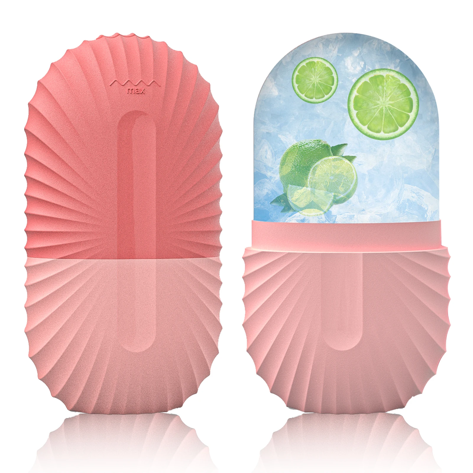 silicone face ice cube mold for Beauty and Skin Care silicon face ice roller