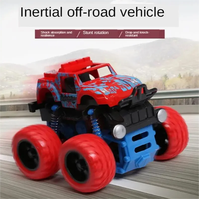 

Inertial Stunt Car Pull Back Toy 360 Degree Rotation Car Four-wheel Drive Off-road Vehicle Racing Truck Children's Toy Car Gift