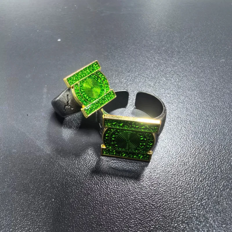 2026 NEUER Green Lantern Corps Ring John Stewart Ring Cosplay-Requisiten Spielzeug-Zubehör Sammlerstück Fan-Geschenk – Detail 1