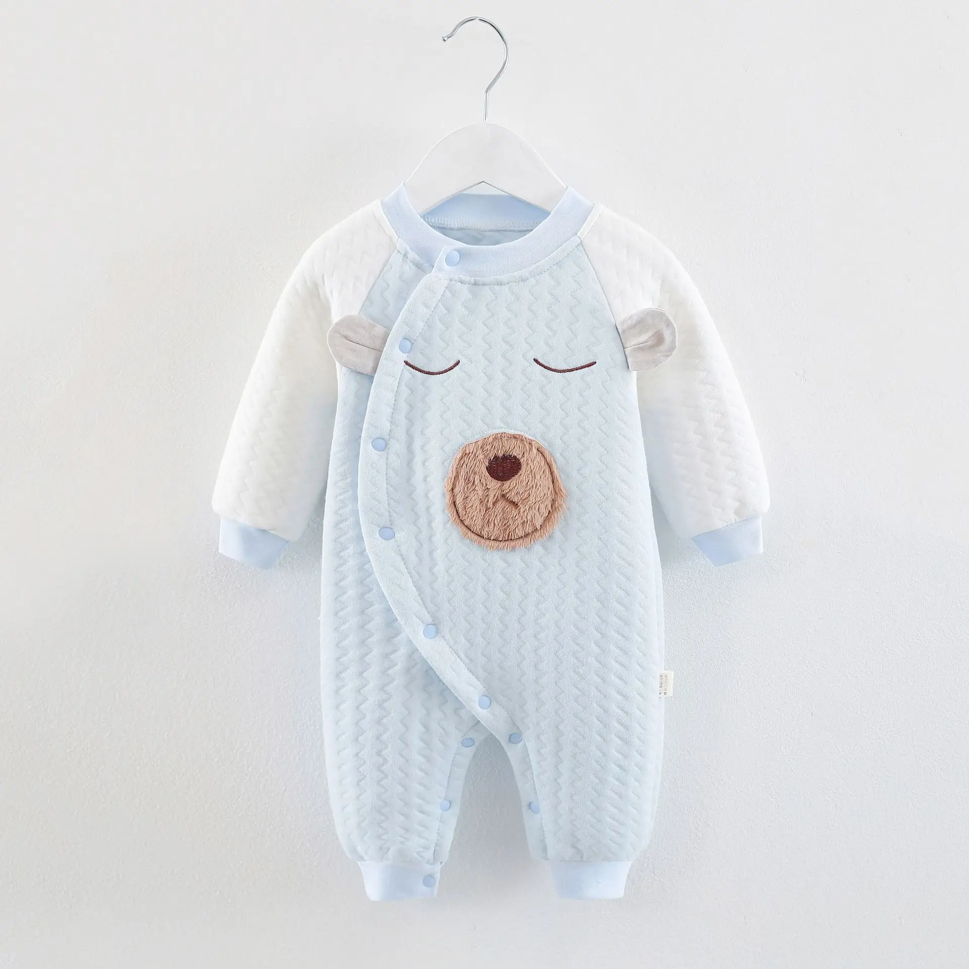 

Newborn Baby Girl Romper Winter Warm Infant Jumpsuit Thicken Toddler Climbing Playsuit Children Clothing Overalls Outfit A708