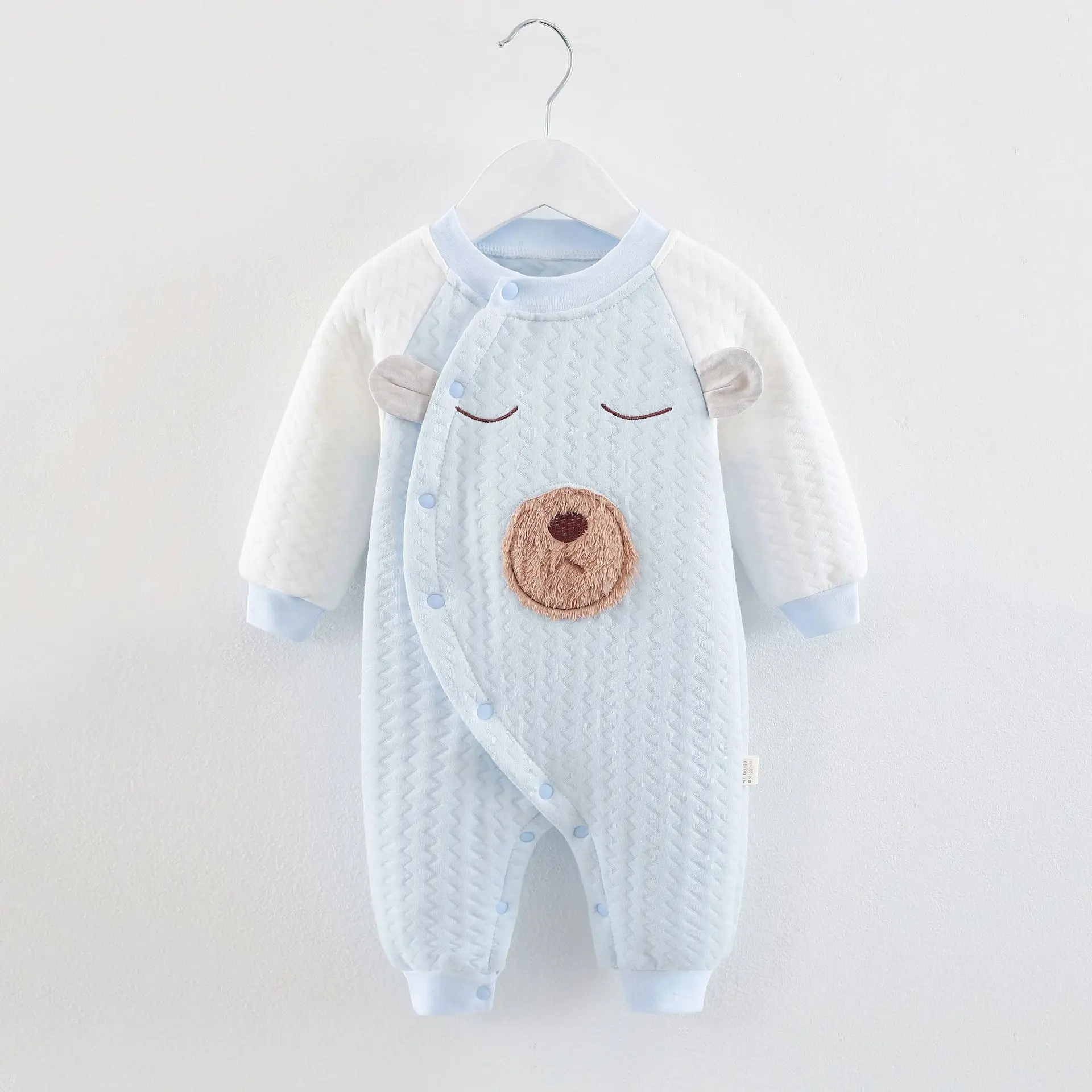 Newborn Baby Girl Romper Winter Warm Infant Jumpsuit Thicken Toddler Climbing Playsuit Children Clothing Overalls Outfit A708