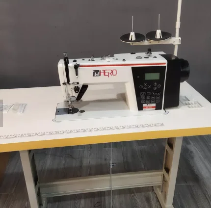 

COMPUTERIZED SINGLE NEEDLE LOCKSTITCH SEWING MACHINE WITH EDGE CUTTER ORIGINATED FROM CHINA