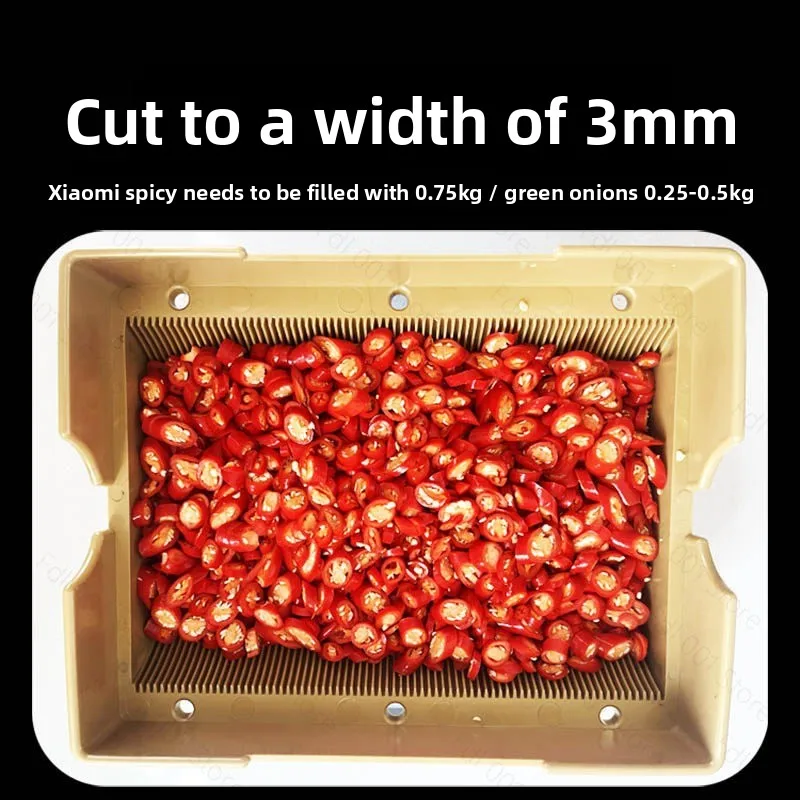 For Commercial Vegetable Cutter Cutting Chili Artifact Cutting Scallion Millet Spicy Small Multi-function