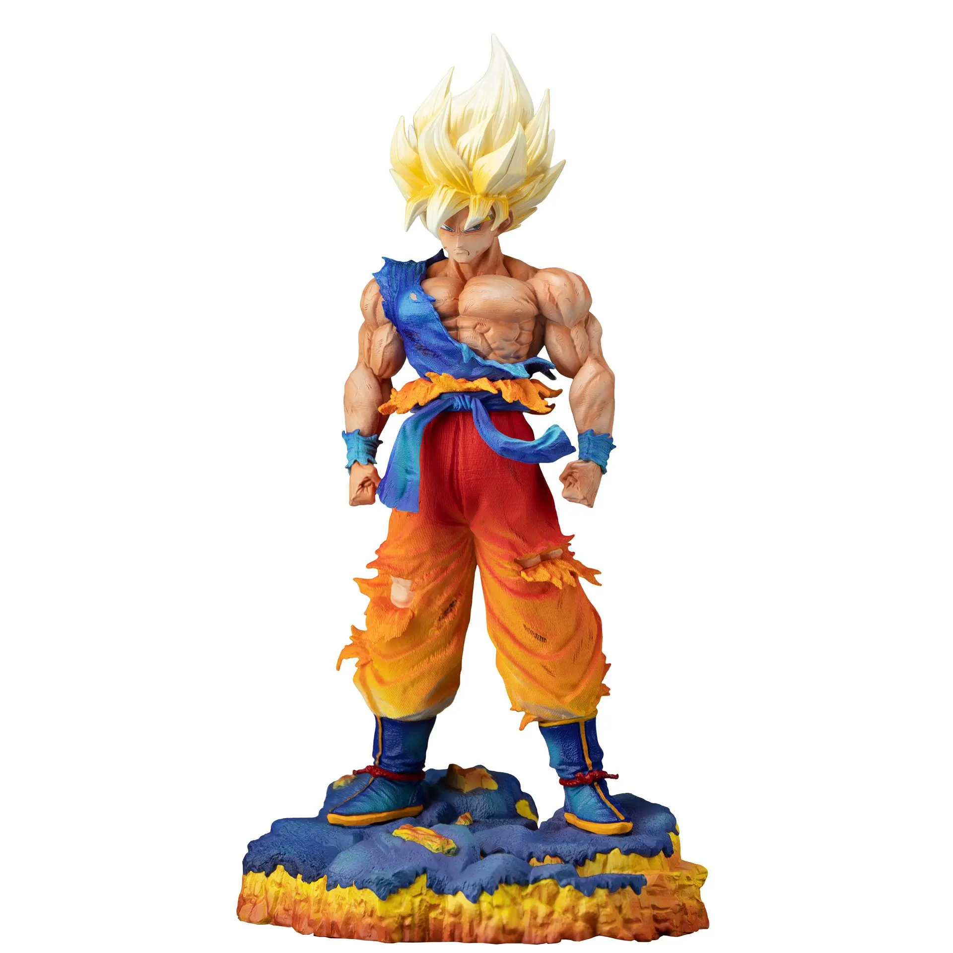

New 35cm Dragon Ball Z Super Saiyan Goku Figurine Toy Anime Figure Model Collection Decoration Gift