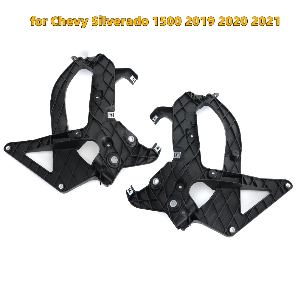 

Outer Bumper Bracket for Chevy Silverado 1500 2019 2020 2021Replacement Black 84219065 84219066 Retainer Brackets Assembly